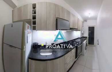 Imagem 5: Apartamento com 3 dormitórios para alugar, 64 m² por R$ 3.680,00/mês - Campestre - Santo A