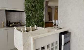 Imagem 5: Apartamento na planta com 4 dormitórios ou 3 suítes com living ampliado