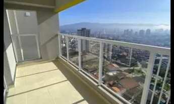 Imagem: Studio em andar alto, vista serra livre