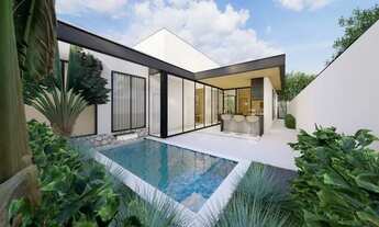 Imagem 3: Linda e nova casa térrea com 3 suítes, contemporânea e com piscina