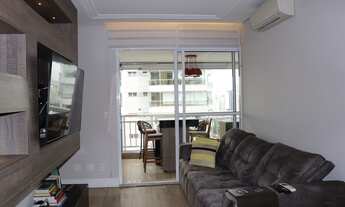 Imagem 3: Lindo apto mobiliado no Brooklin para locação, próximo ao metrô, 74 ms, 2 dorms, sendo 1 s