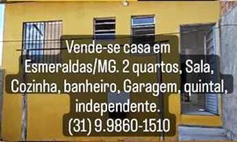 Imagem: Vende-se casa em Esmeraldas/MG