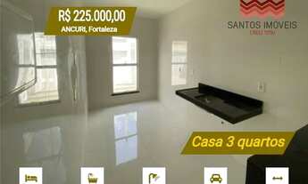 Imagem 2: SI: Casa 3 quartos para venda, em bairro Ancuri, próx a Messejana, com varanda, 2 banheiro