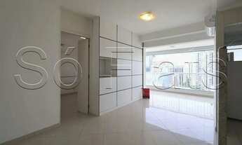 Imagem 2: Flat para locação contendo 55m² com 1 dormitório e 1 vaga de garagem no Brooklin