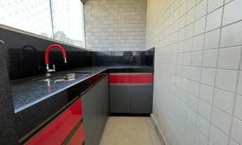 Imagem 7: Área privativa 3 quartos suíte semi suíte 3 banheiros 2 vagas cobertas pilotis no Indaiá/B