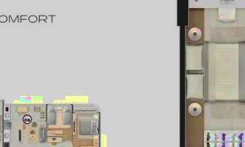 Imagem 4: Imóvel para venda tem 59 metros quadrados com 2 quartos em Aldeota - Fortaleza - CE