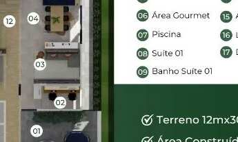 Imagem 2: Casa 3 Suítes c/ Piscina e Área Gourmet - 212m²