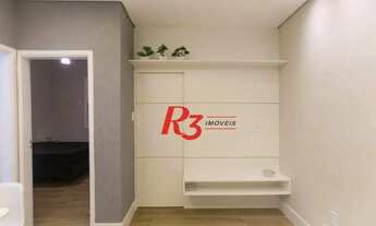 Imagem 2: Apartamento com 2 dormitórios à venda, 77 m² por R$ 490.000,00 - Boqueirão - Santos/SP