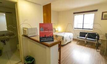 Imagem 2: Flat QI 30m² 1 dorm 1 vaga em Moema para locação