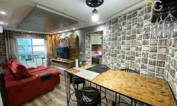 Imagem 2: Apartamento com 2 dormitórios à venda, 70 m² por R$ 415.000,00 - Caiçara - Praia Grande/SP