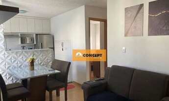 Imagem 3: Apartamento com 2 dormitórios para alugar, 47 m² por R$ 1.101,06/mês - Jardim Europa - Suz