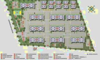 Imagem 2: Apartamento com 2 dormitórios para alugar, 51 m² por R$ 1.483,92/mês - Parque Santa Rosa