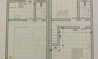 Imagem 3: Casa com 2 quartos, com 80m2 / KM 32