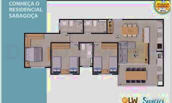 Imagem 7: Lançamento no Sumaré Residencial Saragoça, Cobertura com 03 Dormitórios a Venda