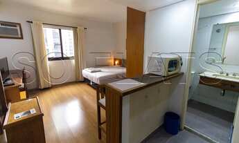 Imagem 3: Flat totalmente equipado no QI 30m² 1 dorm 1 vaga em Moema para locação