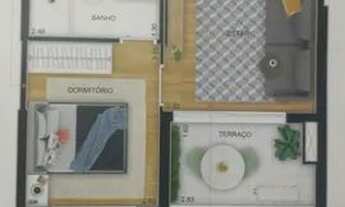 Imagem 3: Apartamento para aluguel tem 35 metros quadrados com 1 quarto