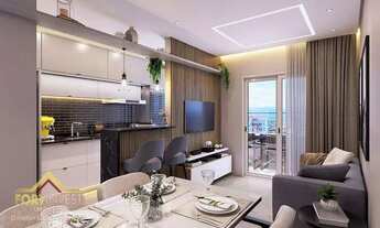 Imagem 2: Apartamento com 1 dormitório à venda, 57 m² por R$ 382.000,00 - Vila Guilhermina - Praia G