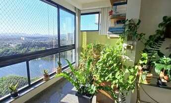 Imagem 2: Alfa Barra - Sala e Quarto - Vista Mar e Lagoa - Barra da Tijuca