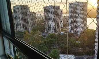 Imagem 3: Alfa Barra - Sala e Quarto - Vista Mar e Lagoa - Barra da Tijuca
