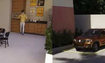 Imagem 3: Apartamento com dois quartos e varanda