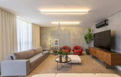 Imagem 2: Apartemento de alto padrão mobiliado para venda ou locação, andar alto, 3 suítes e 3 vagas