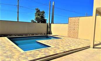Imagem 3: Casa nova à venda, com 03 dormitórios sendo 01 suíte, piscina e área gourmet, Portal Ville