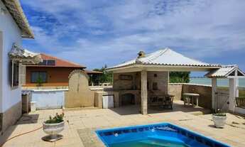 Imagem 5: Casa com piscina, churrasqueira, de frente para a areia da Lagoa de Araruama, acesso diret