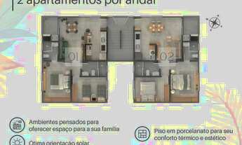 Imagem 6: Apartamento dois dorm. Sacada com churrasq.Campo Duna - Aceita financiamento bancário