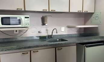 Imagem 2: Flat totalmente equipado no QI com 30m², 1 dormitório e 1 vaga em Moema disponível para lo