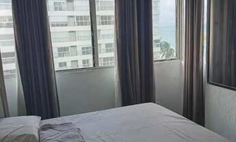 Imagem 4: Quarto e sala com vista mar na Ponta Verde