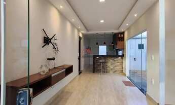 Imagem 2: Casa com Varanda Gourmet 2 Quartos (1 Suíte) Residencial Parque das Laranjeiras Uberaba