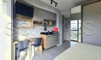 Imagem 2: Studio disponível para locação contendo 25m² e 1 dormitório ao lado do Pq Ibirapuera