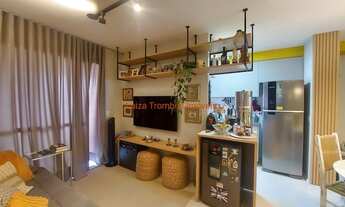 Imagem 2: Apartamento mobiliado para venda com 54m², dois dormitórios, no Alto da Boa Vista, Zona Su