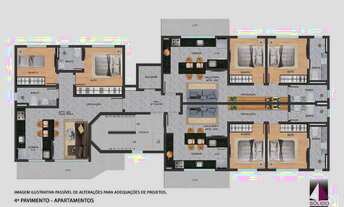 Imagem: Apartamento à venda, 2 quartos, 1 suíte