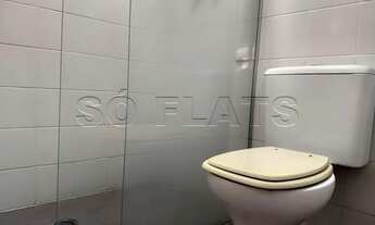 Imagem 7: Flat totalmente equipado no QI com 30m², 1 dormitório e 1 vaga em Moema disponível para lo