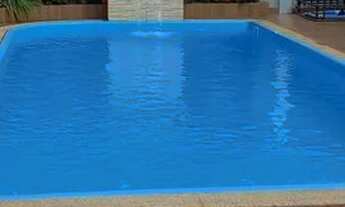 Imagem: Espaço para festa com piscina aquecida