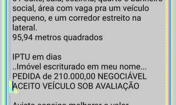 Imagem 2: CASA CENTRO DE VÁRZEA GRANDE -escriturada- Pego carro sob avaliação