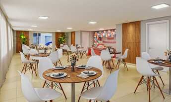 Imagem 2: Apartamento com subsidio com doc gratis para venda tem 49 metros quadrados com 2 quartos e