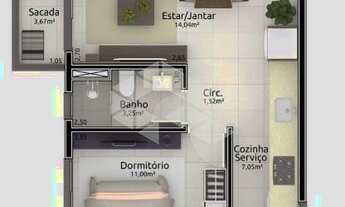 Imagem 2: LAJEADO - Apartamento Padrão - Americano