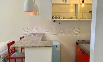 Imagem 2: Apartamento no Moema Top Life disponível para locação contendo 32m² 1 dormitório 1 vaga de