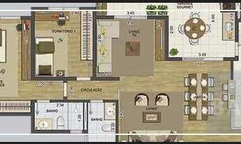 Imagem: Apartamento com 2 dormitórios à venda