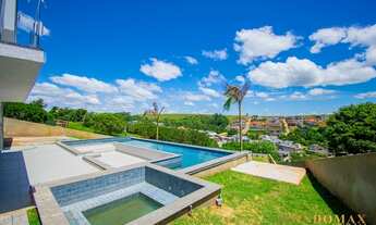 Imagem 5: Casa Nova Projeto Imponente com Vista Panorâmica e Elevador no Condomínio Shambala 3