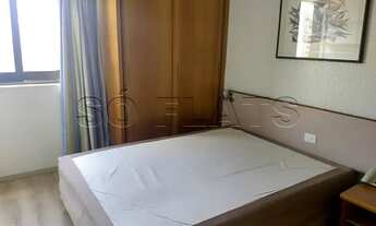 Imagem 3: Flat totalmente equipado no QI com 30m², 1 dormitório e 1 vaga em Moema disponível para lo