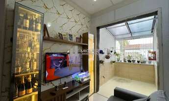 Imagem 4: Apartamento à venda na rua Pinto Guedes, quartos e sala com cozinha americana e vaga