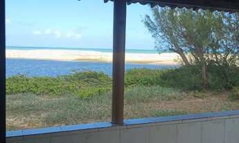 Imagem: Casa de praia beira mar, lagoa e rio