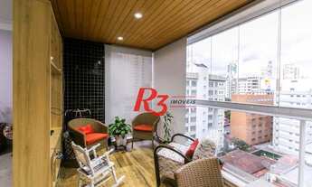 Imagem 6: Apartamento com 3 dormitórios à venda, 243 m² por R$ 2.900.000,00 - Gonzaga - Santos/SP