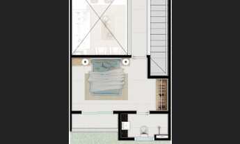 Imagem 4: Casa de condomínio sobrado para venda tem 97 metros quadrados com 3 quartos