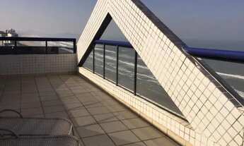 Imagem 5: Cobertura duplex FRENTE MAR para venda tem 348M² com 4 quartos em Caiçara - Praia Grande