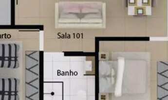 Imagem 7: Cobertura para Venda em Contagem, Parque Xangri-Lá, 3 dormitórios, 1 banheiro, 1 vaga