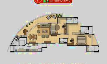 Imagem 2: Apartamento 2 Suítes Condomínio Bellagio no Adrianópolis